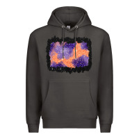 Smoke halloween spider web background Premium Hoodie - BundleAndBundleShop