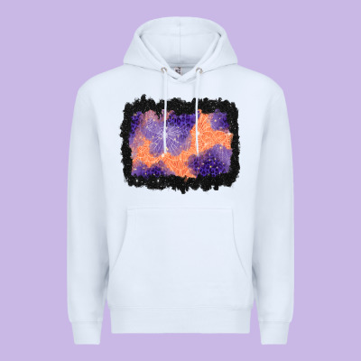 Halloween Spider Web Background Premium Hoodie Designed By Bundleandbundleshop