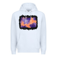 White halloween spider web background Premium Hoodie - BundleAndBundleShop