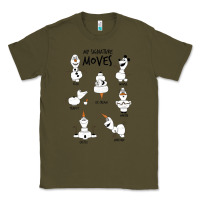 Army Green Frozen 2 Olaf My Signature Moves Classic Tee - minhPixels