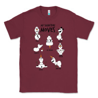 Burgundy Frozen 2 Olaf My Signature Moves Classic Tee - minhPixels
