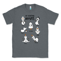 Charcoal Heather Frozen 2 Olaf My Signature Moves Classic Tee - minhPixels