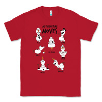 Red Frozen 2 Olaf My Signature Moves Classic Tee - minhPixels