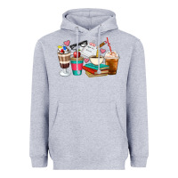 Heather Grey Teacher Coffee Cups Heavyweight Hoodie - Artiststas