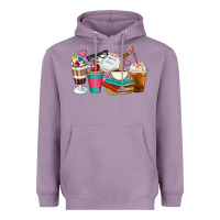 Lavender Teacher Coffee Cups Heavyweight Hoodie - Artiststas