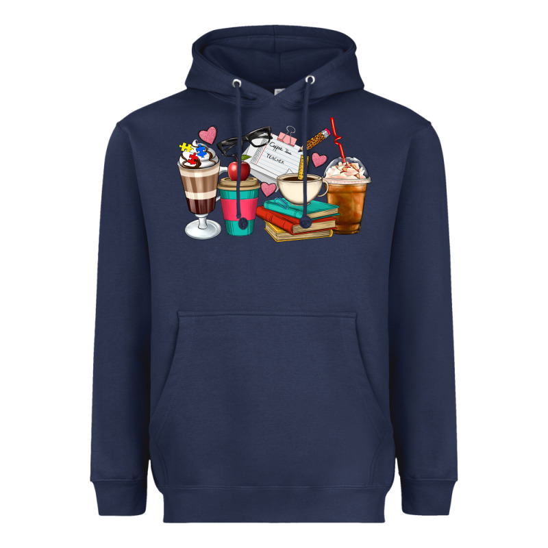 Teacher Coffee Cups Heavyweight Hoodie by Artiststas | Teevron