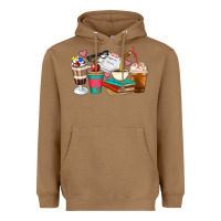 Toasted Coconut Teacher Coffee Cups Heavyweight Hoodie - Artiststas