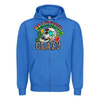 True Royal Beautiful Crazy Summer Zipper Hoodie - CowhideDigitalArt