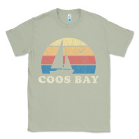 Matcha Coos Bay Or Vintage Sailboat 70S Throwback Sunset Classic Tee - minhPixels