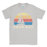 Moon Dust Coos Bay Or Vintage Sailboat 70S Throwback Sunset Classic Tee - minhPixels