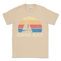 Mushroom Coos Bay Or Vintage Sailboat 70S Throwback Sunset Classic Tee - minhPixels