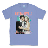 Colony Blue Captain Tennille Retro Fan Art Design gift Classic Tee - minhPixels