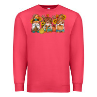Cardinal fall gnomes pumpkin sunflowers Premium Sweatshirt - Artiststas
