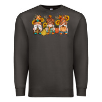Smoke fall gnomes pumpkin sunflowers Premium Sweatshirt - Artiststas