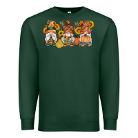 Sports Green fall gnomes pumpkin sunflowers Premium Sweatshirt - Artiststas