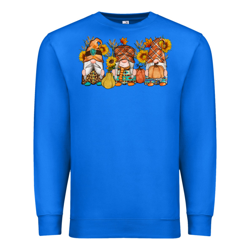 Fall Gnomes Pumpkin Sunflowers Premium Sweatshirt by Artiststas | Teevron