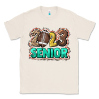 Natural 2023 senior Football Classic Tee - NancyCooperArtShop