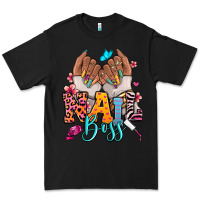 Black Afro woman nail boss Premium Tee - RanaPortraitStore
