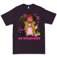 Plum cat mom  life gnome Premium Tee - BarkalooDesign