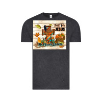 Vintage Black fall for jesus he never leaves Vintage Tee - TumblerDesignByShophia