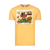 Vintage Mustard fall for jesus he never leaves Vintage Tee - TumblerDesignByShophia