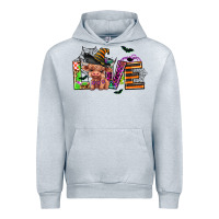 Heather Grey love halloween heifer Urban Hoodie - AdoDesignShop
