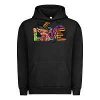 Pigment Black love halloween heifer Urban Hoodie - AdoDesignShop