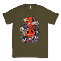 Army Green Lil Boo Halloween Horror Nights Every Is October 31St Classic Tee - minhPixels