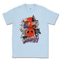 Dusty Blue Lil Boo Halloween Horror Nights Every Is October 31St Classic Tee - minhPixels
