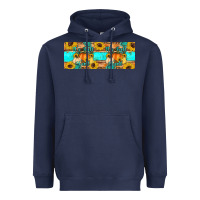Navy it's fall y'all Heavyweight Hoodie - Artiststas