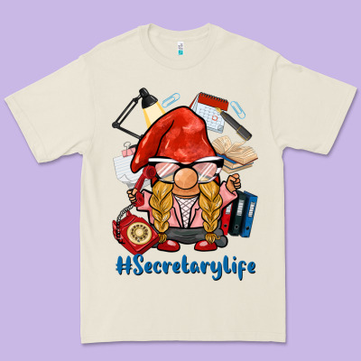 Secretary Life Gnome Premium Tee Designed By Barkaloodesign