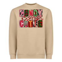 Mushroom Candy Cane Cutie Heavyweight Sweatshirt - FaDigitalArtStudio