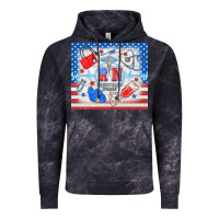Cloud Black American memorial day rn registered nurse Vintage Hoodie - TumblerDesignByShophia