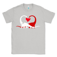 Moon Dust funny hearts love dinosaur valentine s day gift boys girls Classic Tee - minhPixels