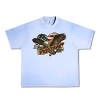 Grape Ice Freedom America Eagle 4th of july Urban Heavy Tee - HowdyJamesFarm