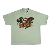 Freedom America Eagle 4th Of July Urban Heavy Tee | Teevron