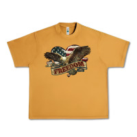 Peanut Butter Freedom America Eagle 4th of july Urban Heavy Tee - HowdyJamesFarm