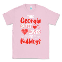 Bubblegum Pink this georgia cutie loves her bulldogs fun football Classic Tee - minhPixels
