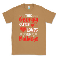 Toasted Coconut this georgia cutie loves her bulldogs fun football Classic Tee - minhPixels