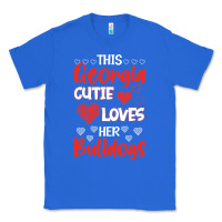 This Georgia Cutie Loves Her Bulldogs Fun Football Classic Tee | Teevron