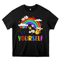 Black bee yourself Heavy Core Tee - LillyAllenDesigns