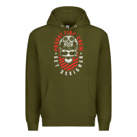 Army Green Production Crew Set Designer Movie Film Halloween Skull Premium Hoodie - minhPixels