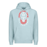 Blue Mist Production Crew Set Designer Movie Film Halloween Skull Premium Hoodie - minhPixels