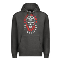 Charcoal Heather Production Crew Set Designer Movie Film Halloween Skull Premium Hoodie - minhPixels