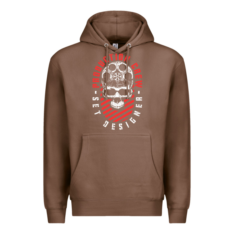 Production Crew Set Designer Movie Film Halloween Skull Premium Hoodie by minhPixels | Teevron