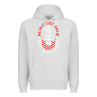 Dove Grey Production Crew Set Designer Movie Film Halloween Skull Premium Hoodie - minhPixels