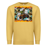 Antique Gold monster truck dinosaur t rex tumbler Premium Sweatshirt - Artiststas