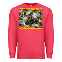 Cardinal monster truck dinosaur t rex tumbler Premium Sweatshirt - Artiststas