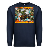 Navy monster truck dinosaur t rex tumbler Premium Sweatshirt - Artiststas