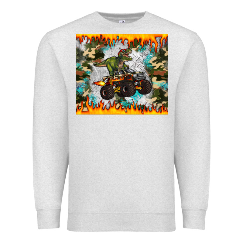 Monster Truck Dinosaur T Rex Tumbler Premium Sweatshirt by Artiststas | Teevron